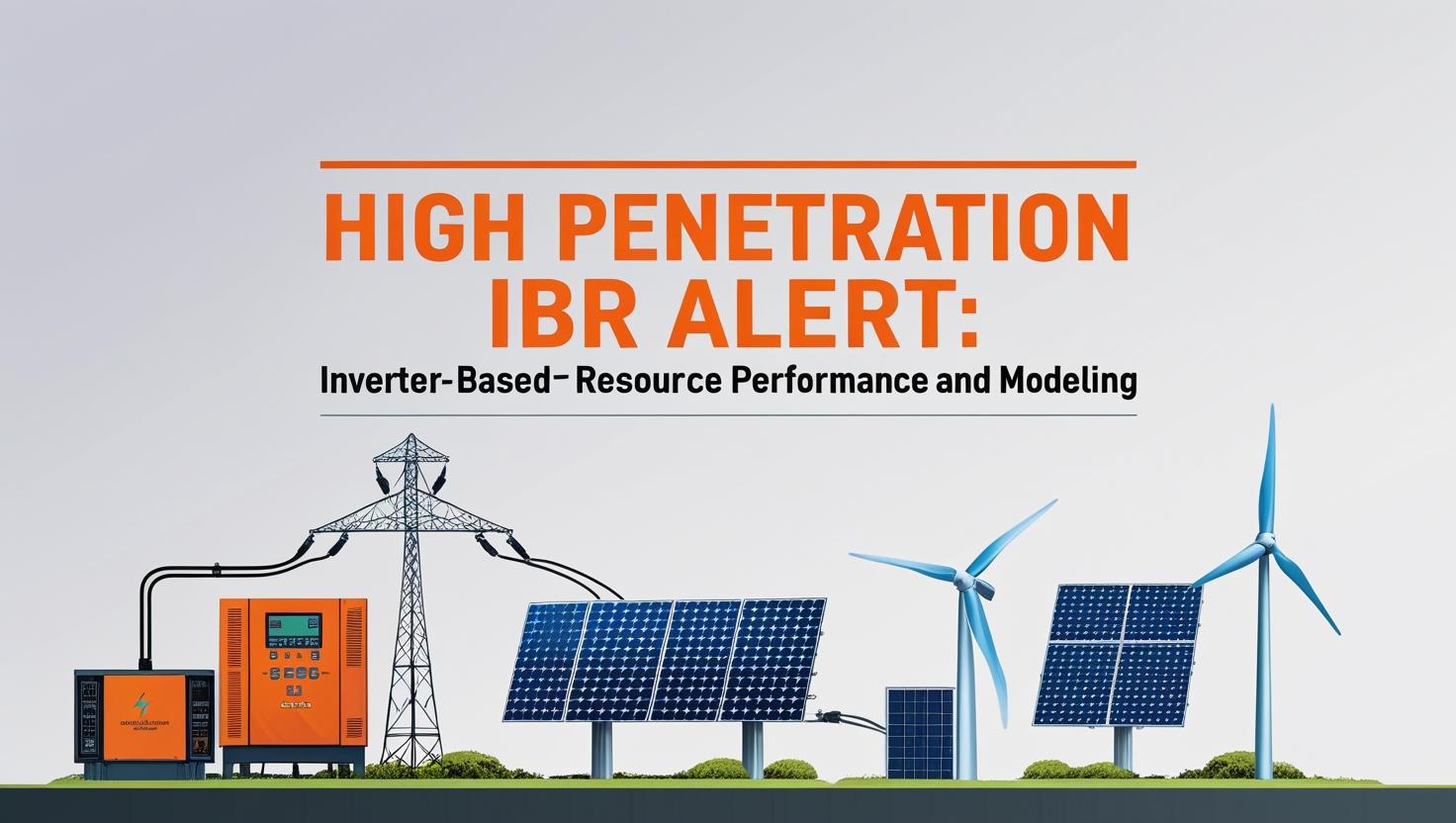 High Penetration IBR Alert